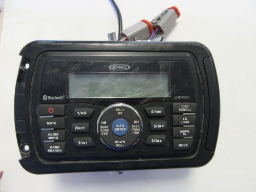 Jensen jhd40bt am / fm / wb / usb bluetooth stereo 6-5/8&#034; x 4-1/8&#034; marine boat