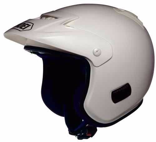 Shoei 048907 tr-3 white s 55-56cm size open face helmet