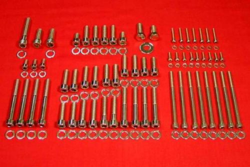 Gm 305 350 tpi tuned port injection upper engine polished stainless bolt kit