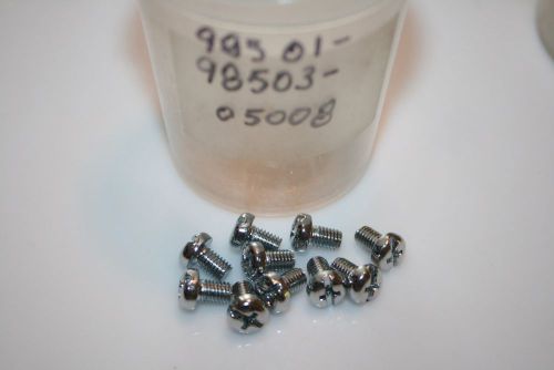 10 nos yamaha screws 98503-05008 outboard marine 5 x 8 mm