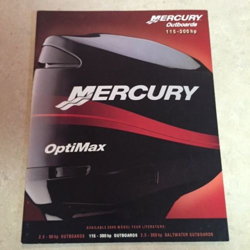 Mercury outboards 115-300hp product marketing info brochure for 2000 model year