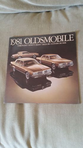 1981 oldsmobile toronado ninety-eight 98 delta 88 sales brochure literature