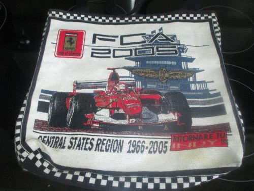 Ferrari club of america 2005 indianapolis annual meet tote bag &#034;indy&#034;