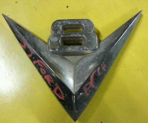 1953 ford f-100 v-8 emblem