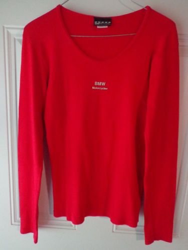 Bmw genuine motorcycle women dynamic sweater jumper red size l