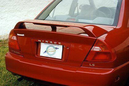 Painted mitsubishi mirage factory i style spoiler 1998-2002