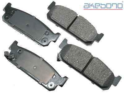 Akebono act588 brake pad or shoe, rear-proact ultra premium ceramic pads