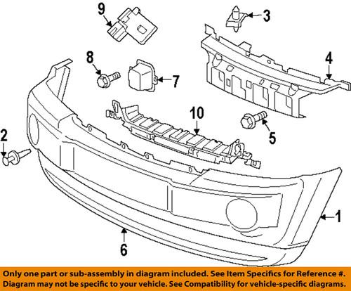 Jeep oem 5159125ab front bumper-lower deflector