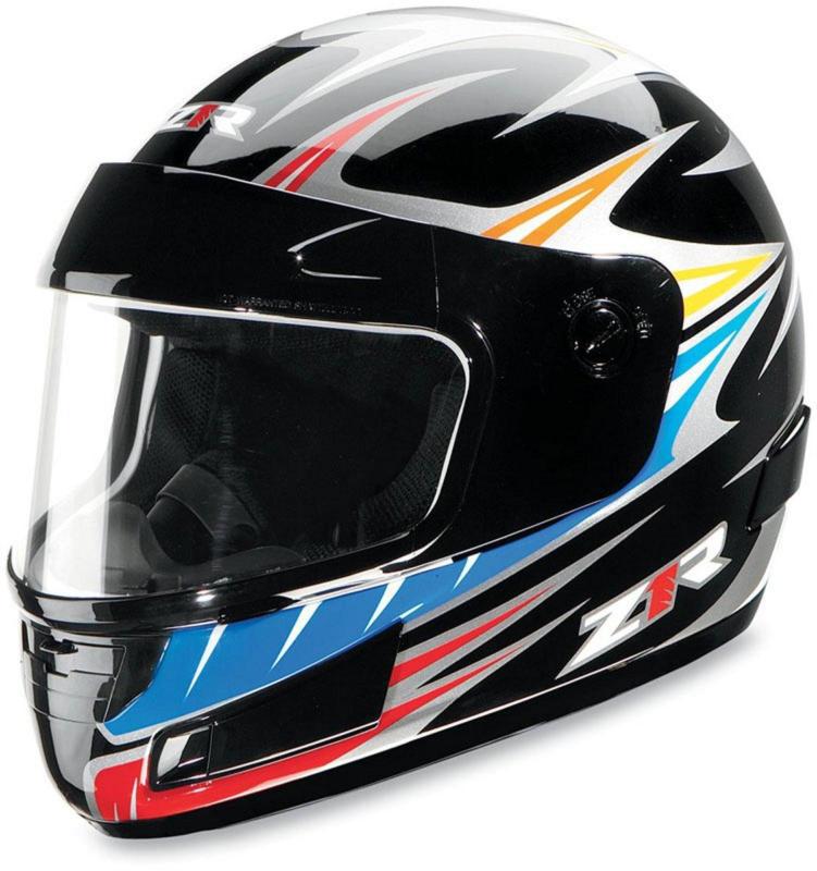 Z1r motorcycle blitz ysno helmet black size small/medium