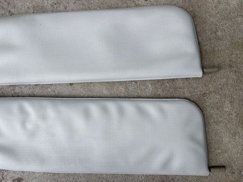 1974/78 toyota pickup truck sun visors pale grey original oem pair l &amp; r