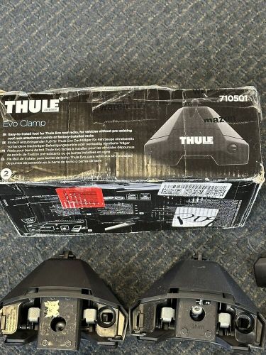 Thule evo clamp #710501 load carrier feet for evo roof rack system locks and key