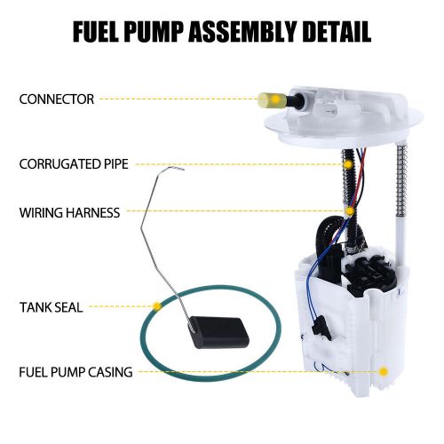 Fuel pump assembly 21.1 gallon for jeep grand cherokee commander 2007-2010 4.7l