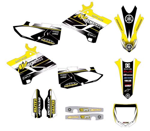 Fits yamaha yz 125 250 mx motocross 2015 2016 2017 2018 2019 2020 graphic kit