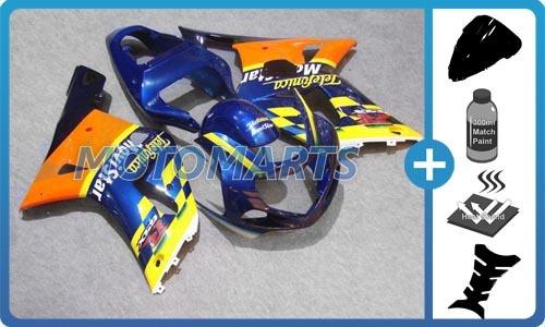 Bundle for suzuki gsxr-1000 k1 01 02 injection body kit fairing & windscreen ad