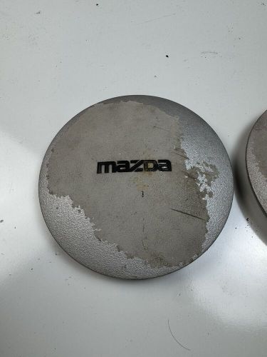 1990-1997 mazda mx-5 miata center caps wheel hub oem two