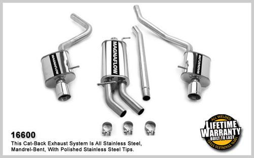 Magnaflow 16600 audi a4 stainless cat-back system performance exhaust