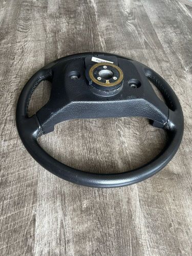 92-96 jaguar xjs v12 lhd steering wheel leather black