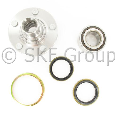 Skf br930200k front wheel bearing & hub assy