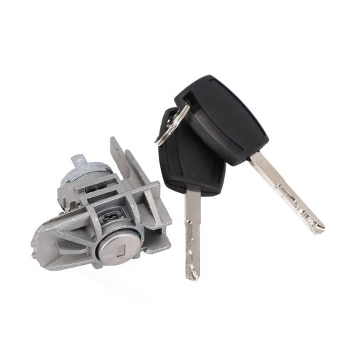 Safety front left door lock cylinder with 2 key for ford focus cmax smax