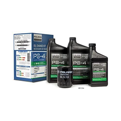 Polaris 2879323 atv full synthetic oil change kit oil-filter-crush washer