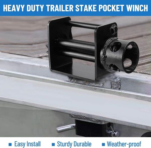 Durable trailer stake pocket winch heavy duty winch for flatbed trailer truck a+