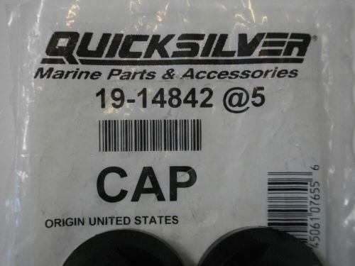 Mercury marine mercruiser quicksilver 19-14842 anchor pin cap oem pack of 5