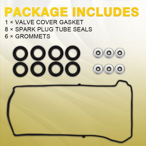 Valve cover gasket set for 2002-2013 acura honda 2.0l 2.4l