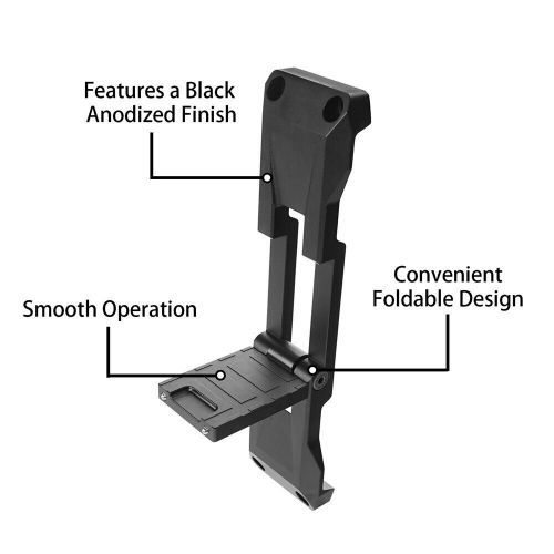 Hooke road aluminum door hinge steps for jeep wrangler jk jl 2007-2024