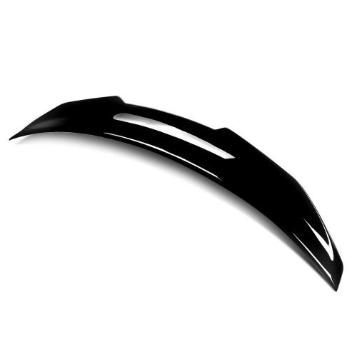 High kick duckbill trunk spoiler fit infiniti q50 2014-24 psm style glossy black