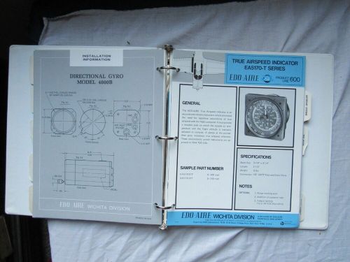 Vintage castleberry aircraft instruments dealer catalog brochure auto pilot