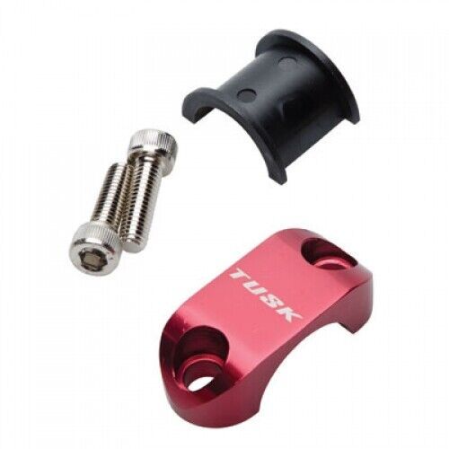 Tusk billet rotating bar clamp red 156-260-0001 for atv/utv