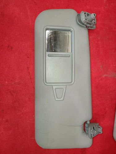 2011 - 2015 kia sorento sun visor set - driver / passenger - grey -