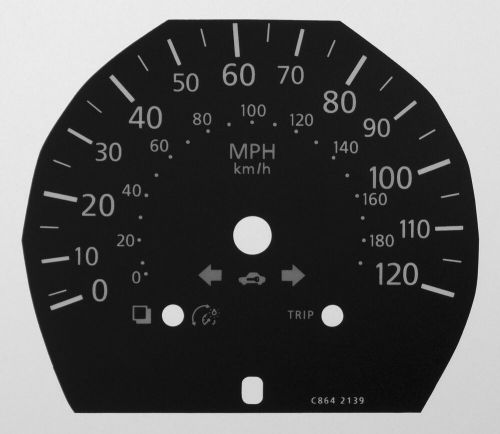 Lockwood speedo conversion dial kmh to mph fits: nissan nv200