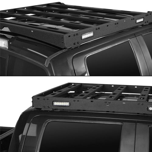 Top steel roof rack cargo basket carrier storage holder for 2009-2014 ford f150