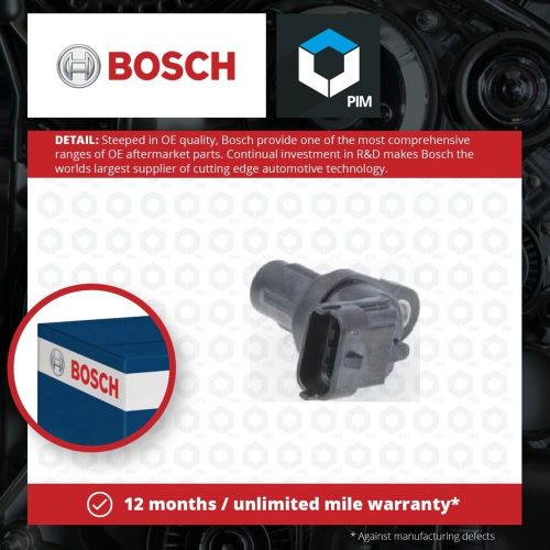 Camshaft position sensor fits mercedes c240 2.4 2.6 97 to 05 bosch a0041536028