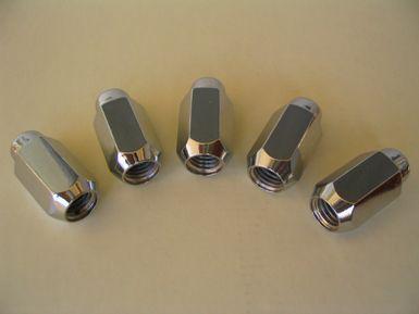 Lug nuts long acorn solid 1pc 14x1.5 lugs chevy gm 200