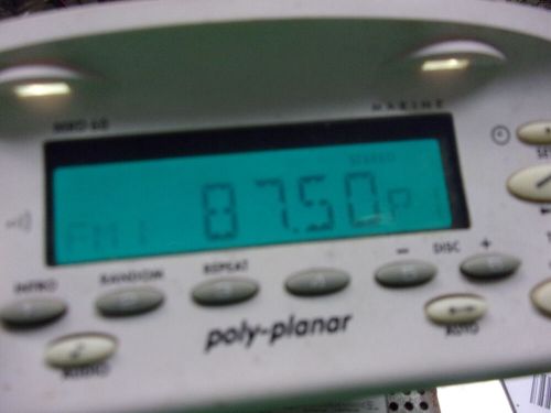 Poly-planar waterproof marine audio systems mrd 60 used