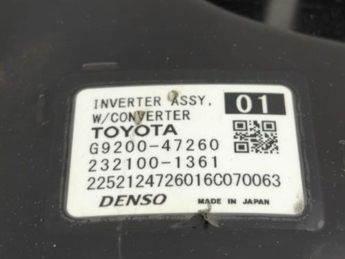 2016-2016 toyota prius hybrid dc synergy drive power inverter cvmuq