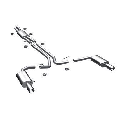 Exhaust system cat-back stainless polished stainless tip ford taurus sho 3.5l