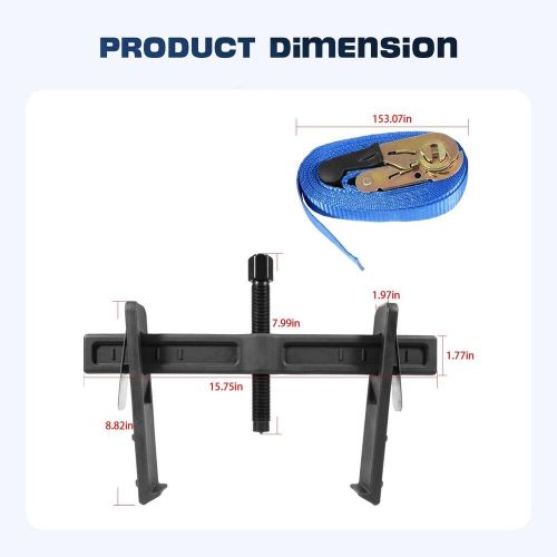 Brake drum and rotor puller removers brake drum hub puller for removing wheels