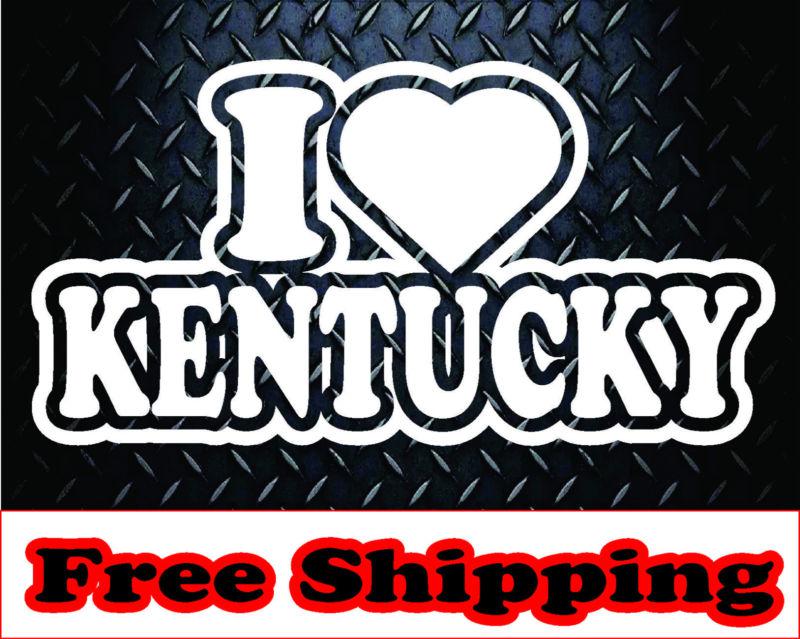 I love kentucky * vinyl decal sticker car family 4x4 diesel country redneck