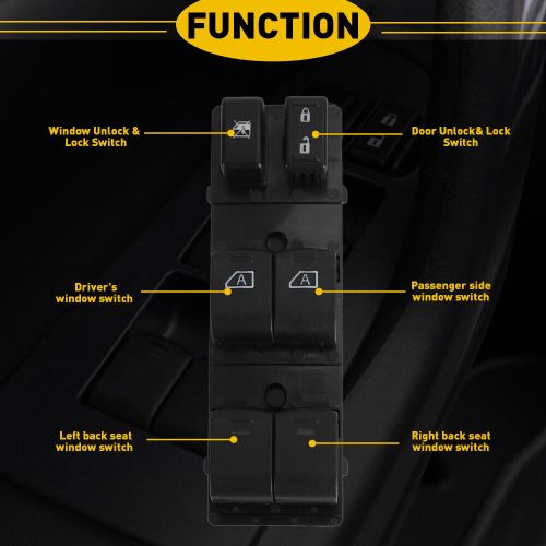 Power master window switch 25401-9n00e fits 2009-2014 maxima nissan left