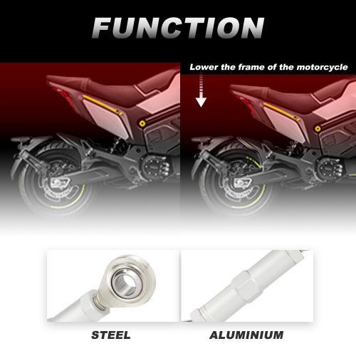 Body lowering drop linking device fit for honda cb500f cb500fa 2013-2018 silver