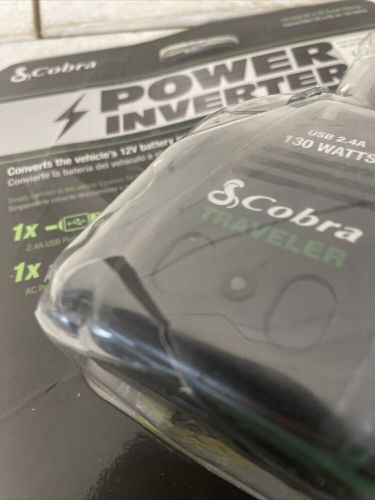 New cobra power inverter 130 watt for car ac power outlet