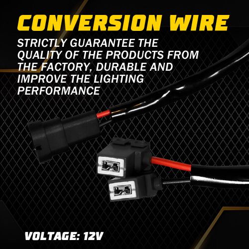 Us conversion wire h11 to h1 light fog conversion wire pigtail harness extension