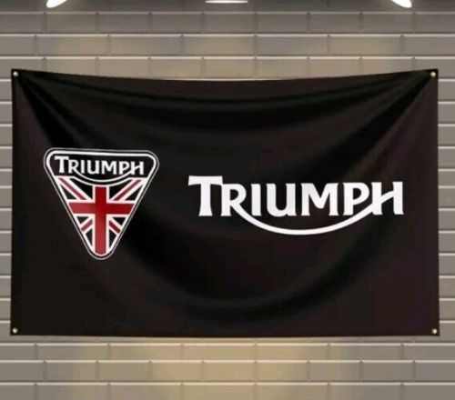 Triumph workshop/mancave advertising fan flag/banner