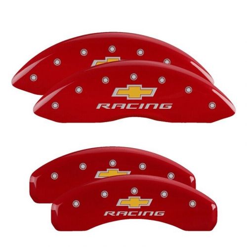 Mgp 14033sbrcrd front &amp; rear caliper covers for 10-15 camaro ls/lt 18&#034;+ wheels