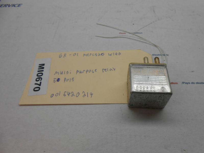 98-01 mercedes w140 multi purpose 5 pole relay 0015420219 mi0670