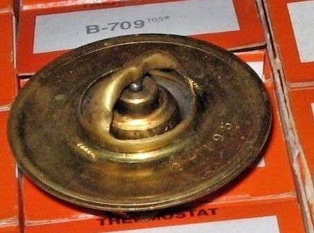 Engine thermostat; amgauge  b709 (repl.gates 33039) fit american vehicle;1942-81