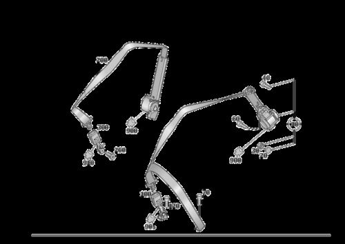 Genuine mercedes-benz electrical wiring harness 004-540-04-05